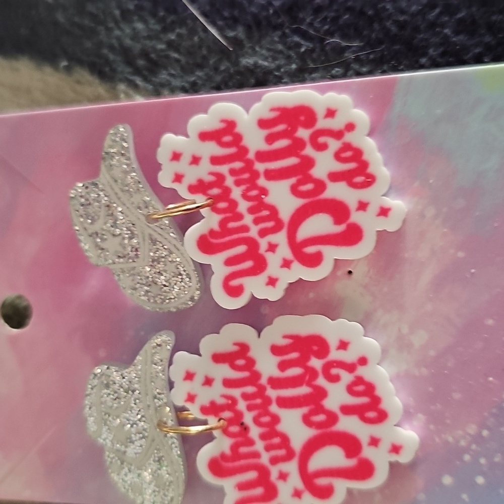 Dolly Parton Handmade Earrings - Picture 2 of 4